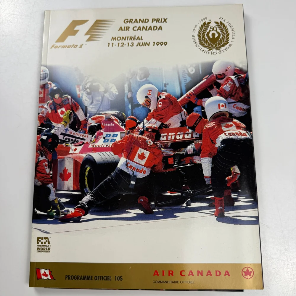 Canada Montreal Formula 1 Grand Prix Racing Programs 1988 1996 1997 1999 2000 - Picture 4 of 7